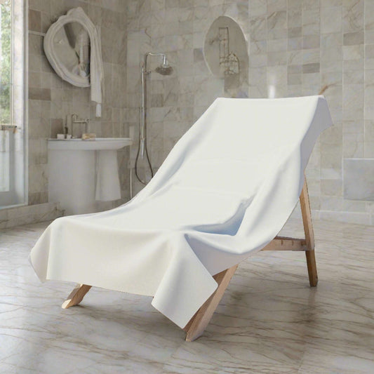 Bath Towel - Bone White 36" x 72"