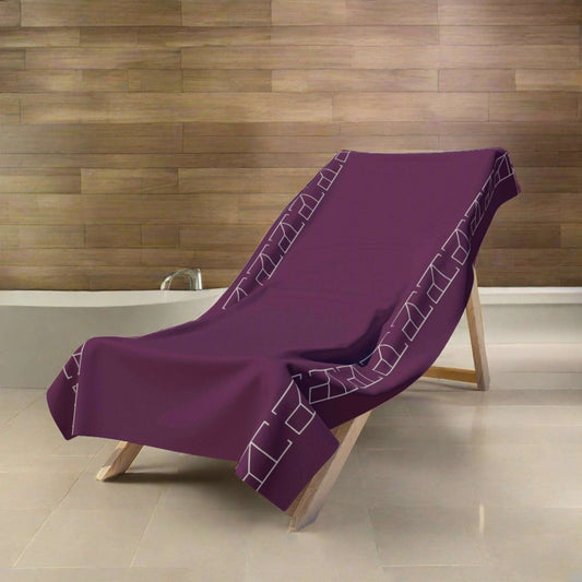 Bath  Towel - Plum Wine