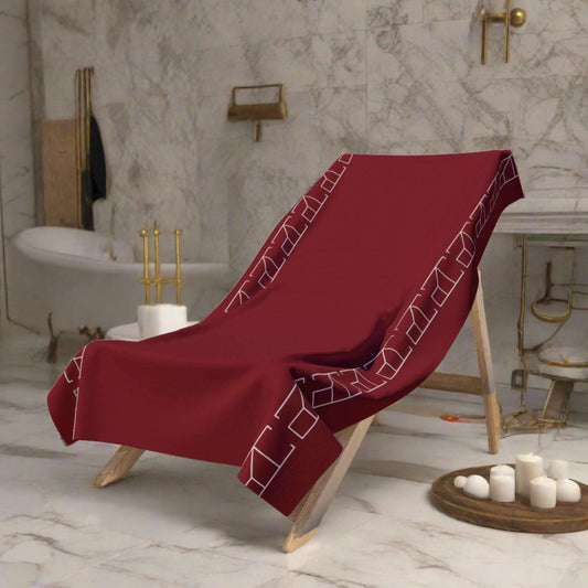 Bath Towel - Burgundy