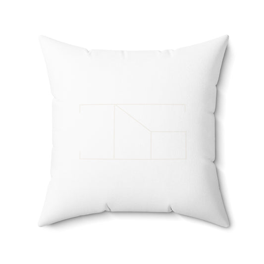 Faux Suede Pillow - Pure White