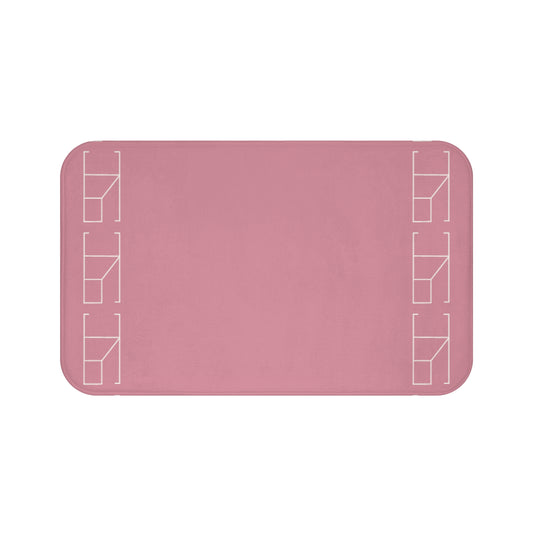 Memory Foam Bath Mat - Vintage Puce Pink