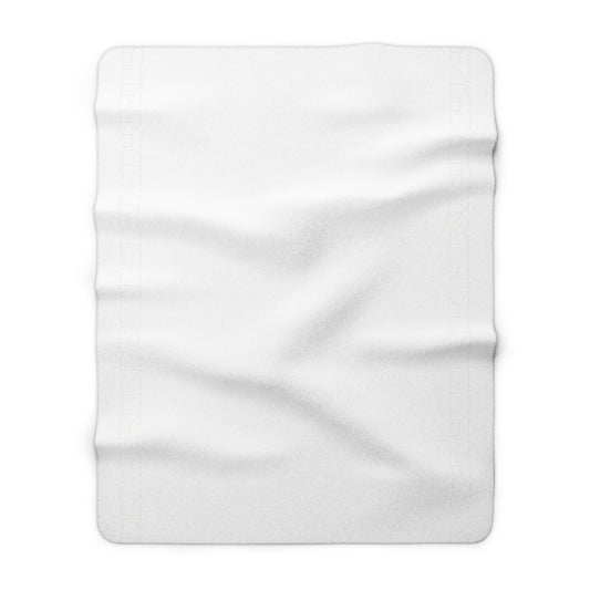 Sherpa Fleece Blanket - Pure White