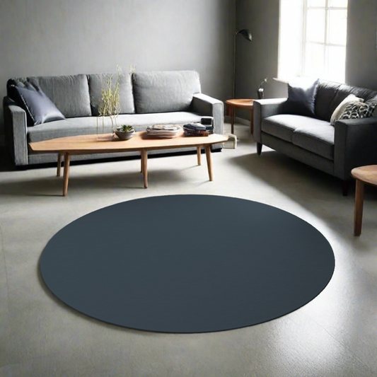 Round Rug - Charcoal