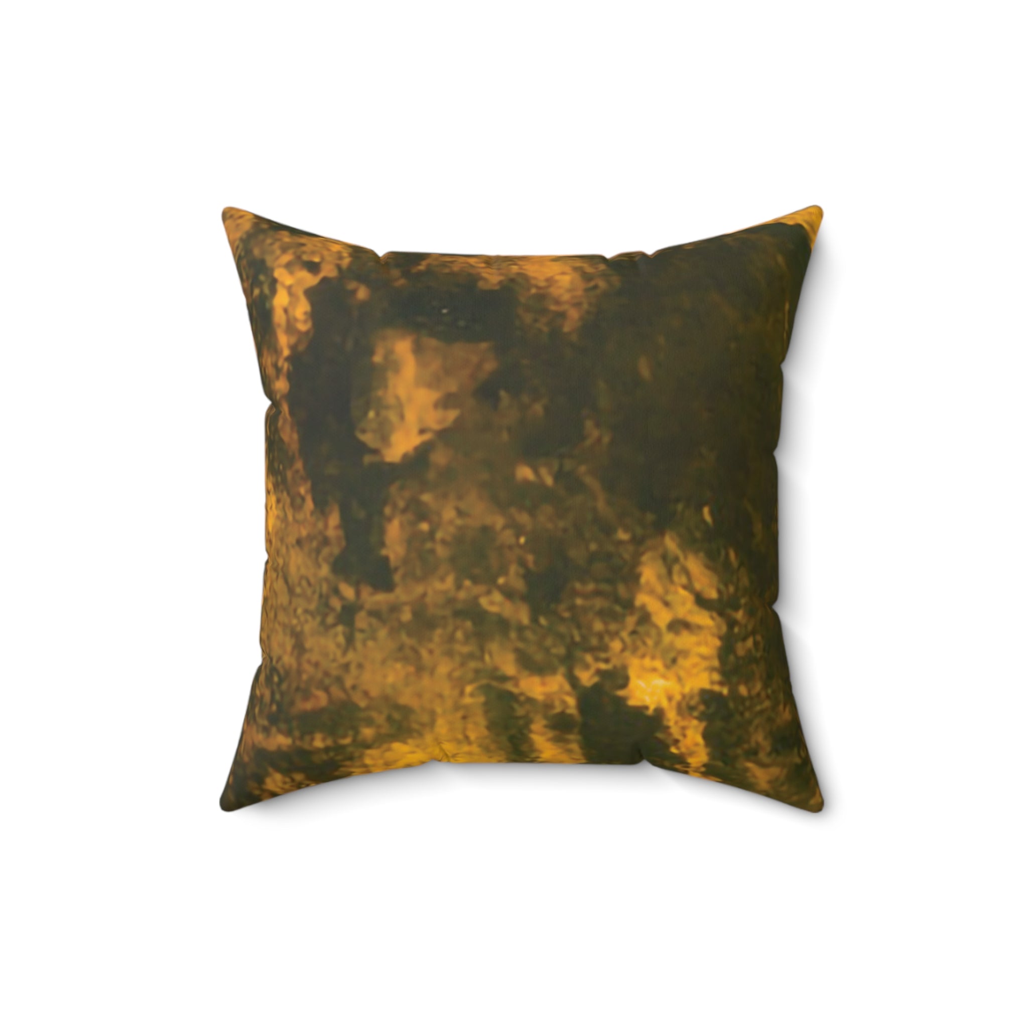 Gilded Twilight Collection - Faux Suede Square Pillow