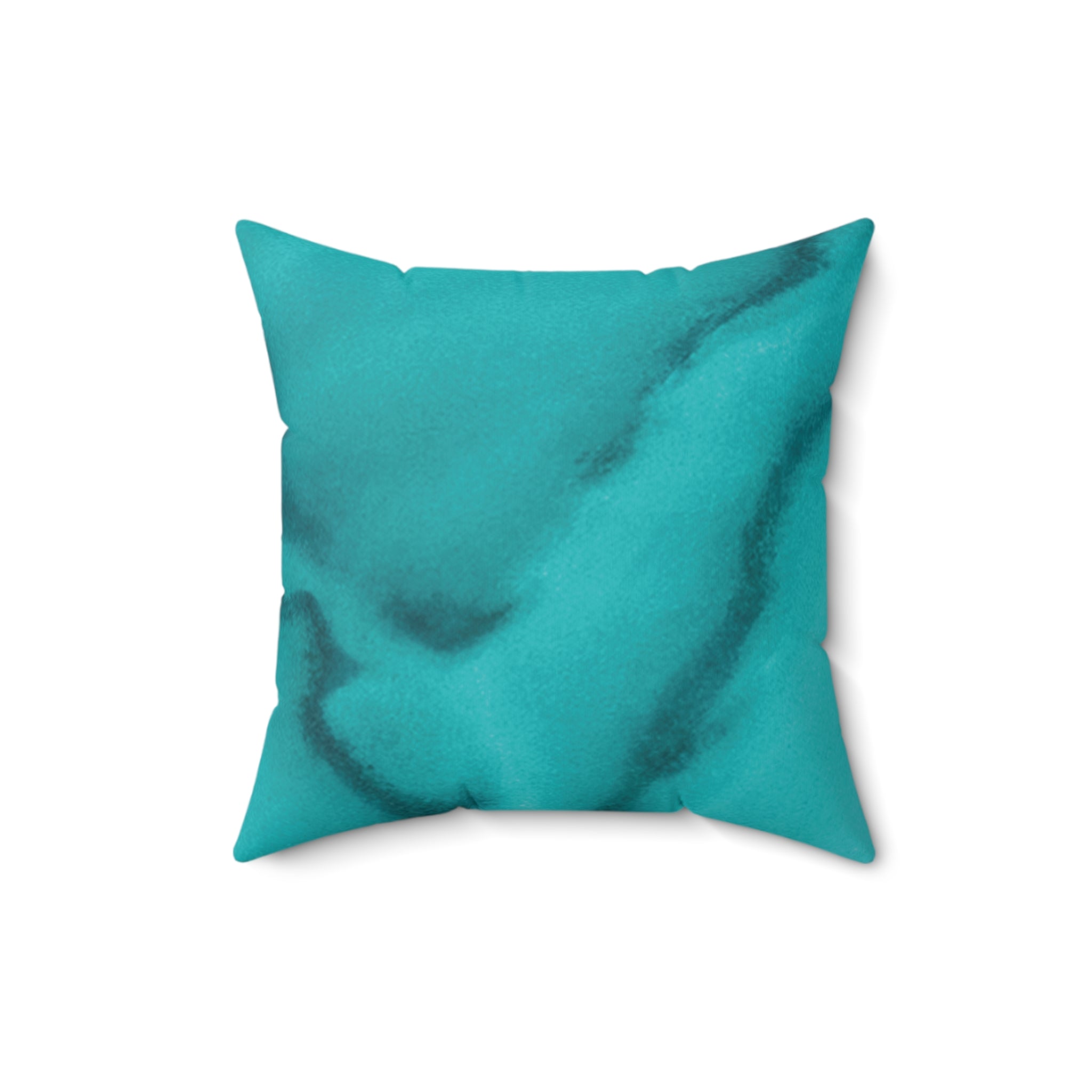 Azure Alchemy Collection - Faux Suede Square Pillow