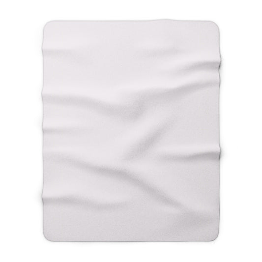 Sherpa Fleece Blanket - Moonstone White