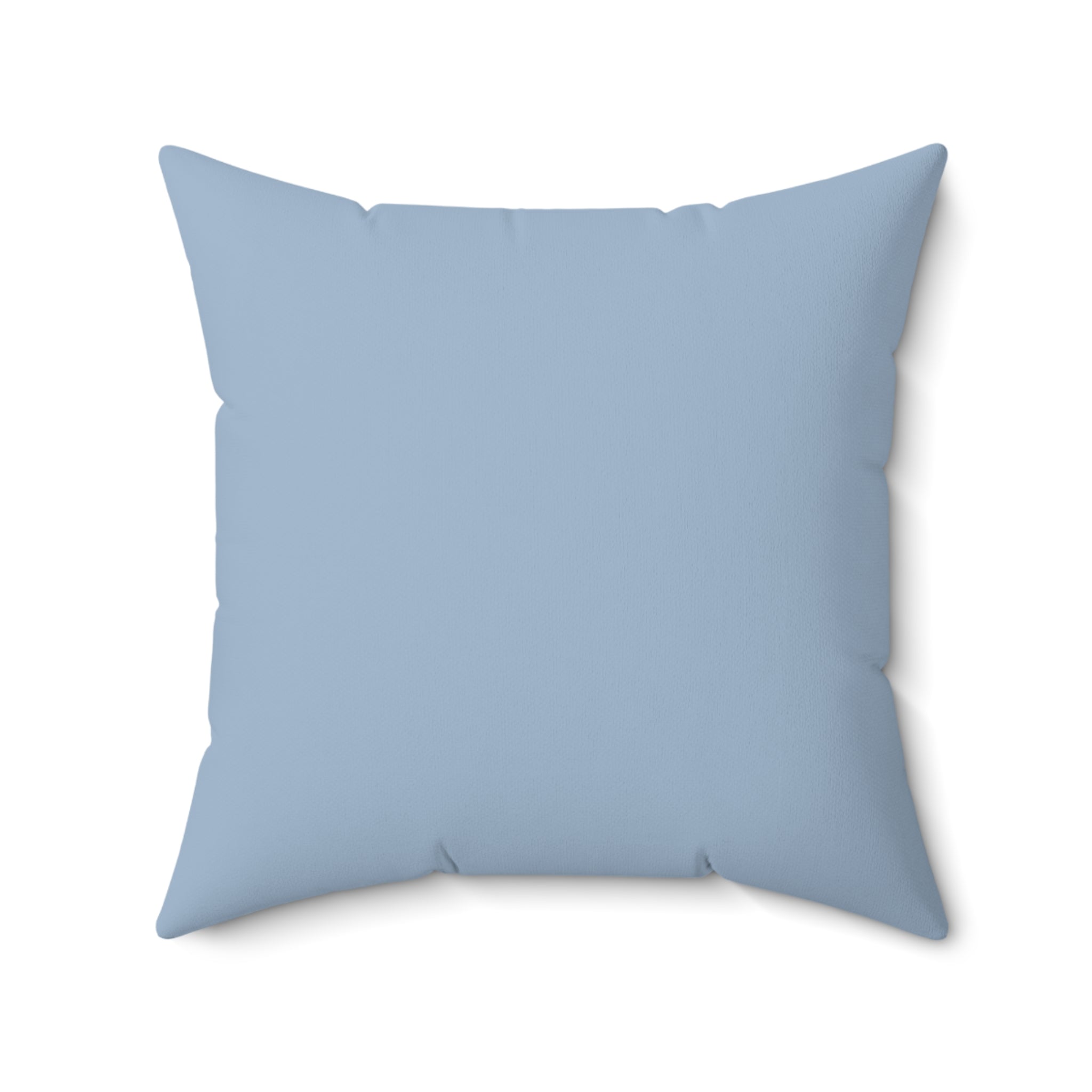 Faux Suede Pillow - Blue Mist