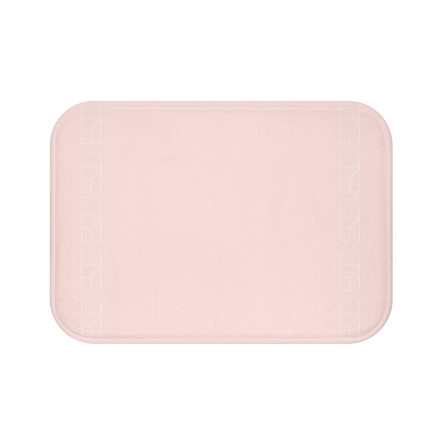 Memory Foam Bath Mat - Misty Rose