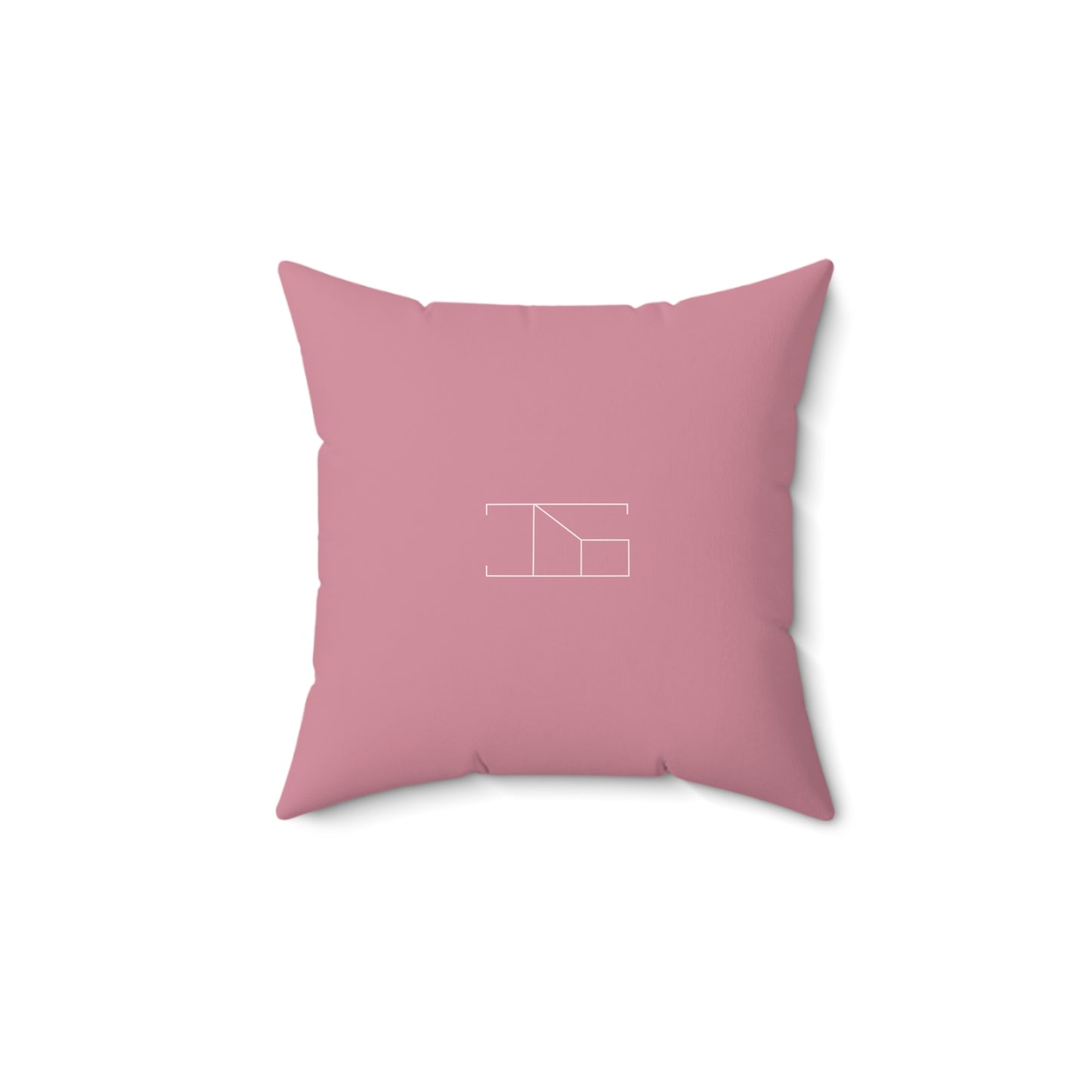 Faux Suede Throw Pillow - Vintage Puce Pink