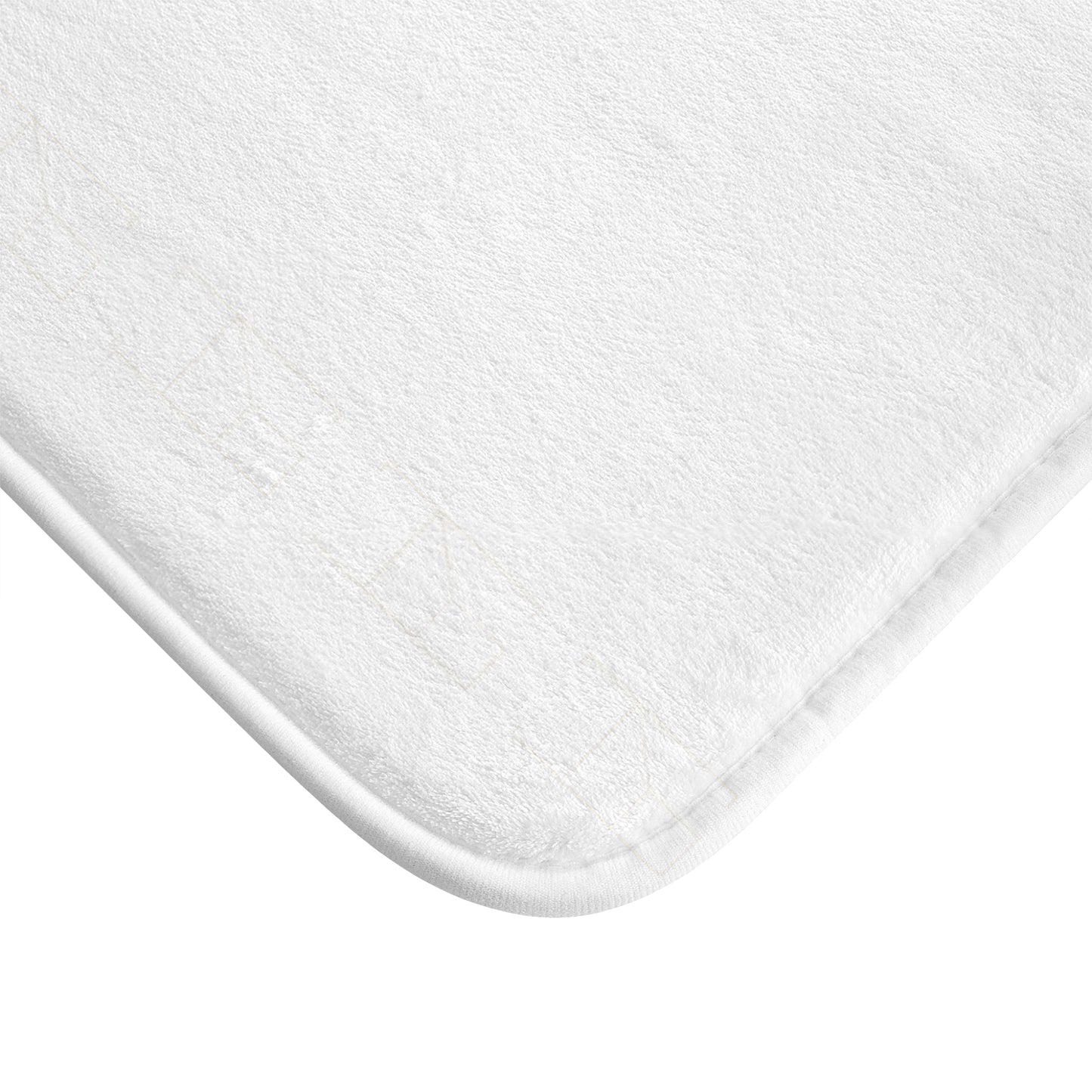 Memory Foam Bath Mat - Pure White