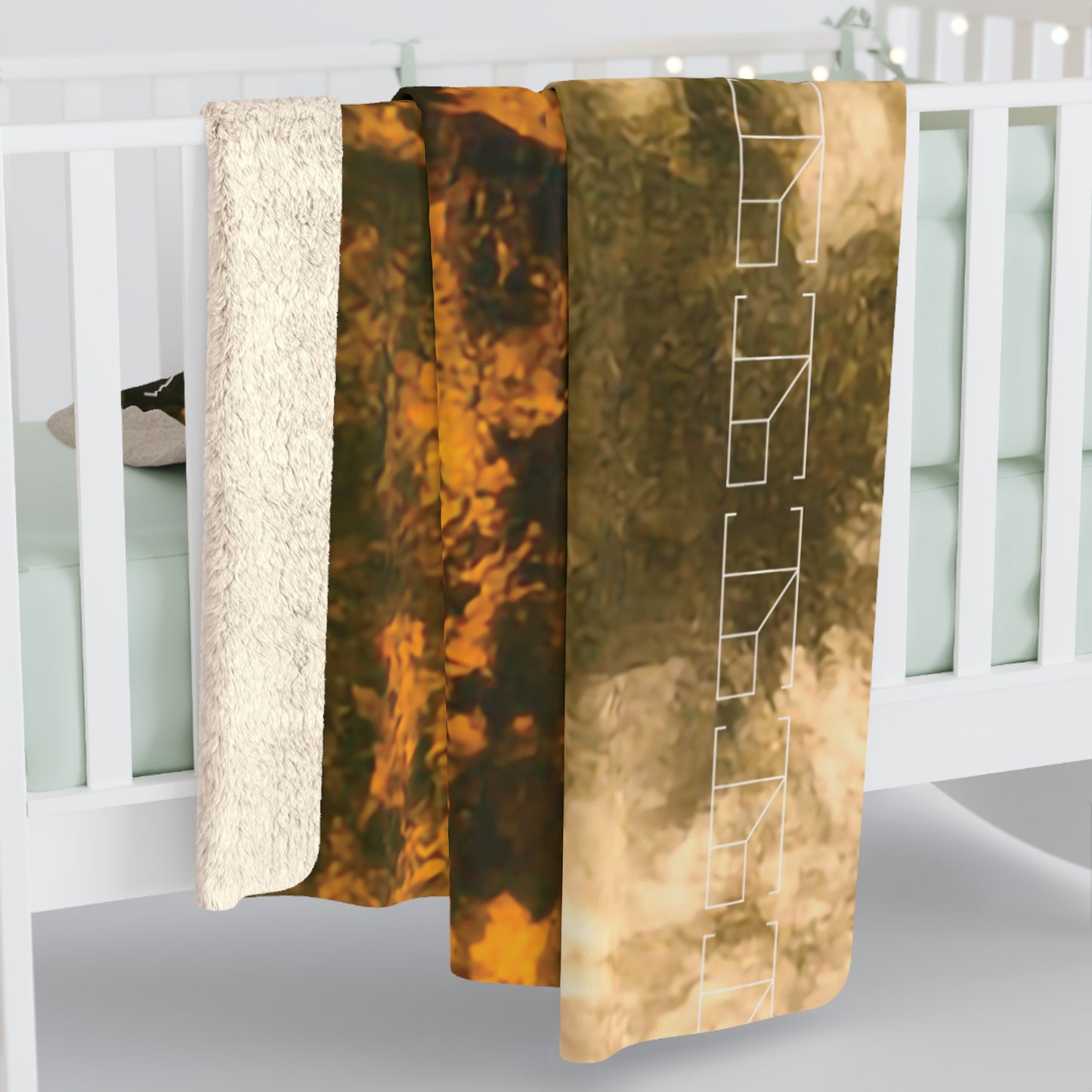 Sherpa Fleece Blanket - Gilded Twilight Collection