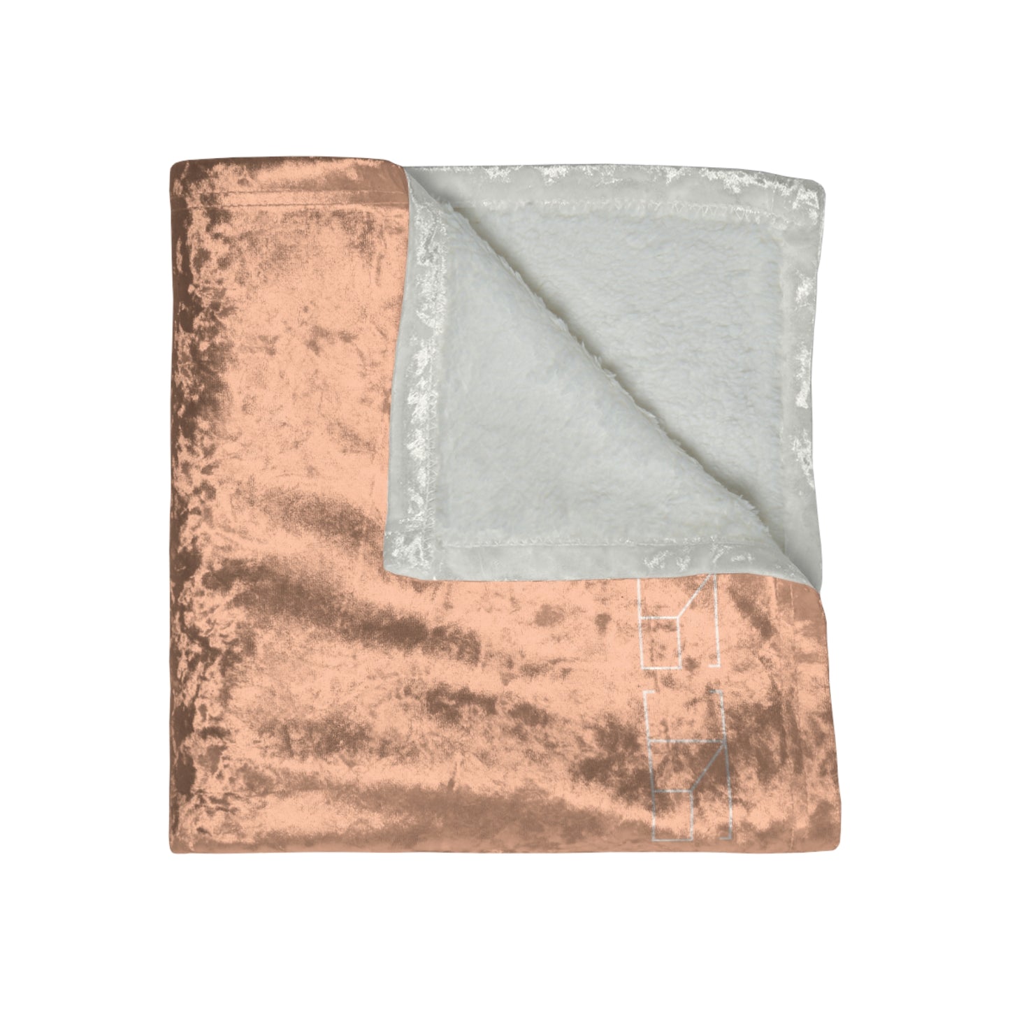 Velveteen Blanket - Peach