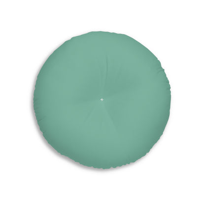 Round Tufted Floor Pillow - Serenity Sage