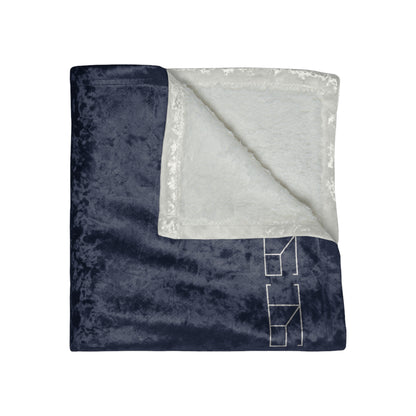 Velveteen Blanket - Night Cobalt