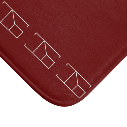 Memory Foam Bath Mat - Barn Red 28