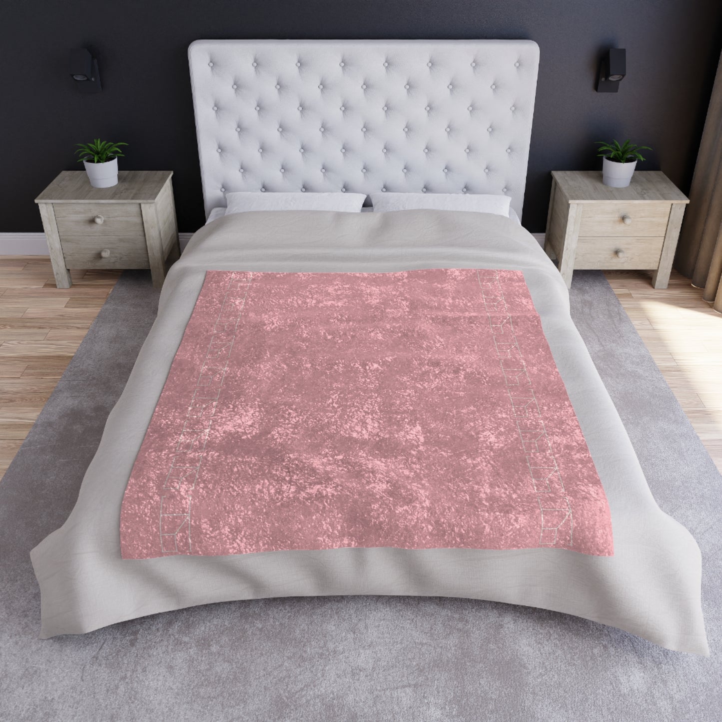 Velveteen Blanket - Cherry Blossom