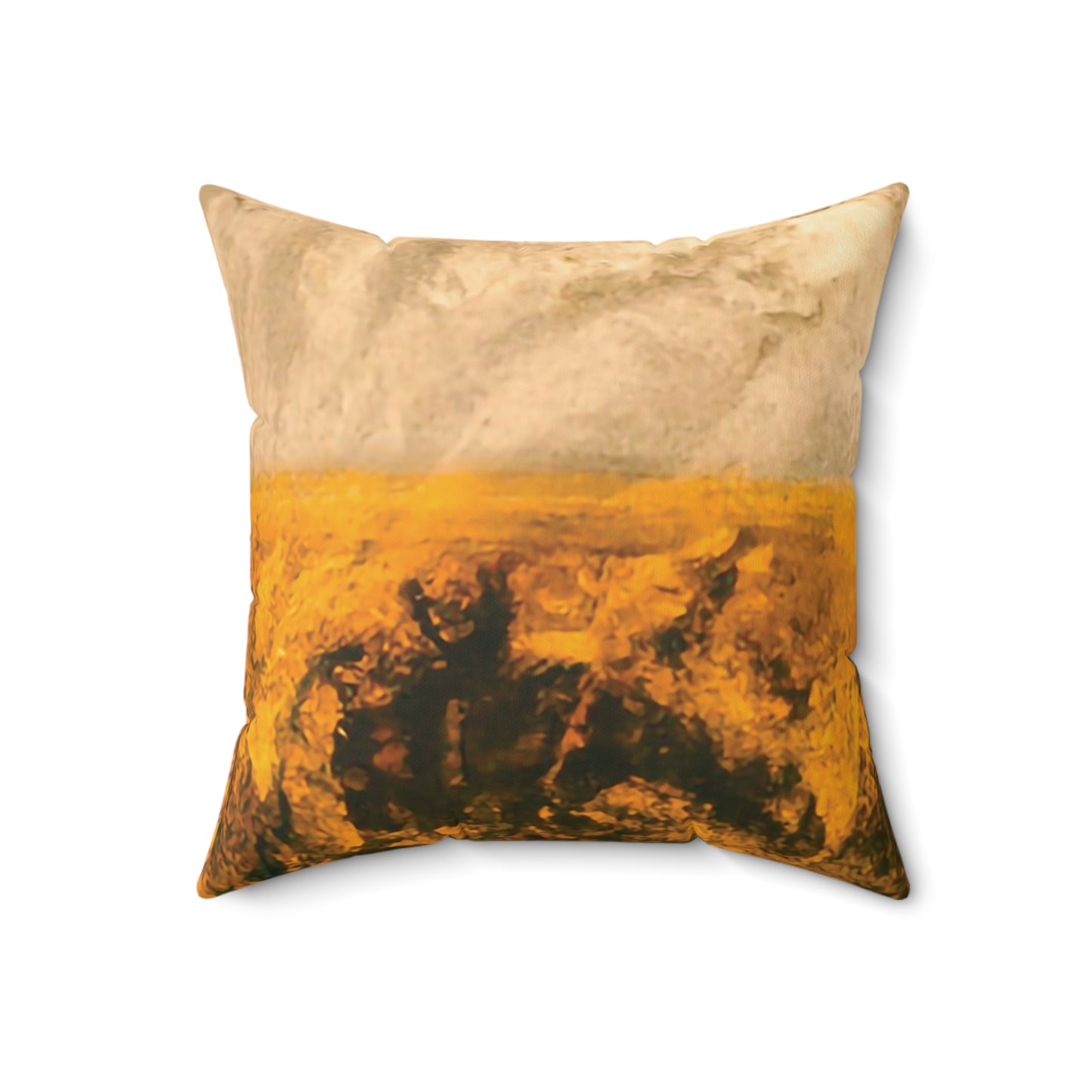 Gilded Twilight Collection - Faux Suede Square Throw Pillow