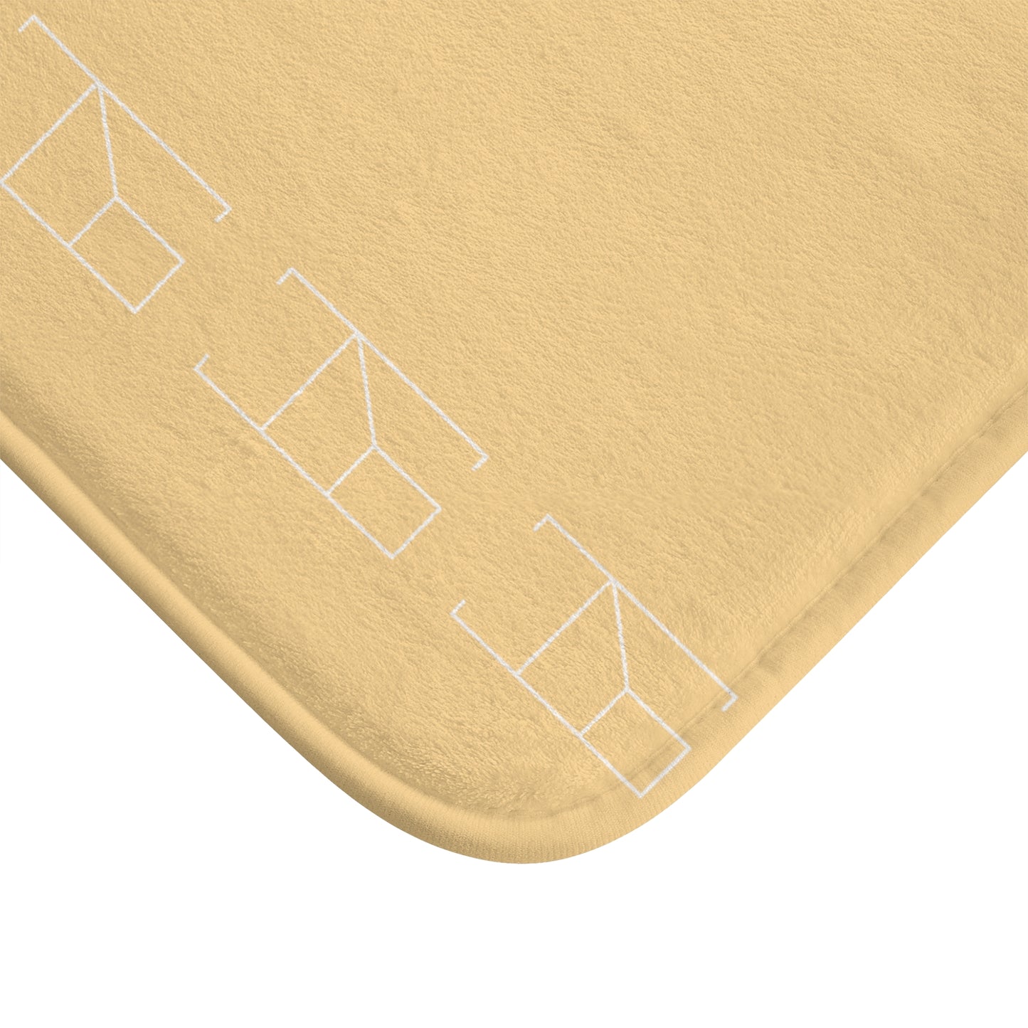 Memory Foam Bath Mat - Yellow Sunrise