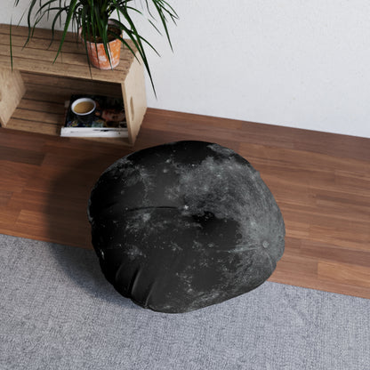 Nocturnal Silence Collection - Round Tufted Floor Pillow