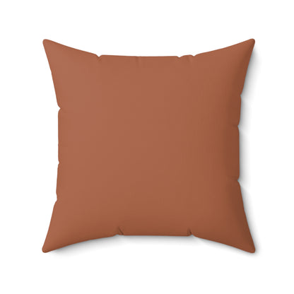 Faux Suede Throw Pillow - Brown Sugar