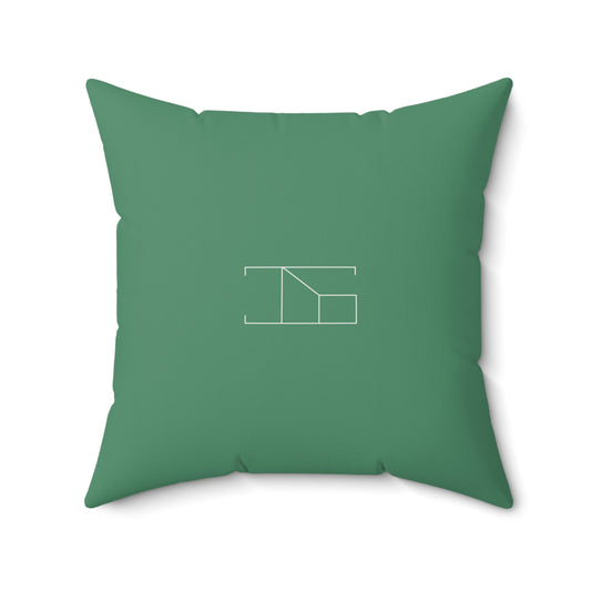 Faux Suede Throw Pillow - Lago Verde