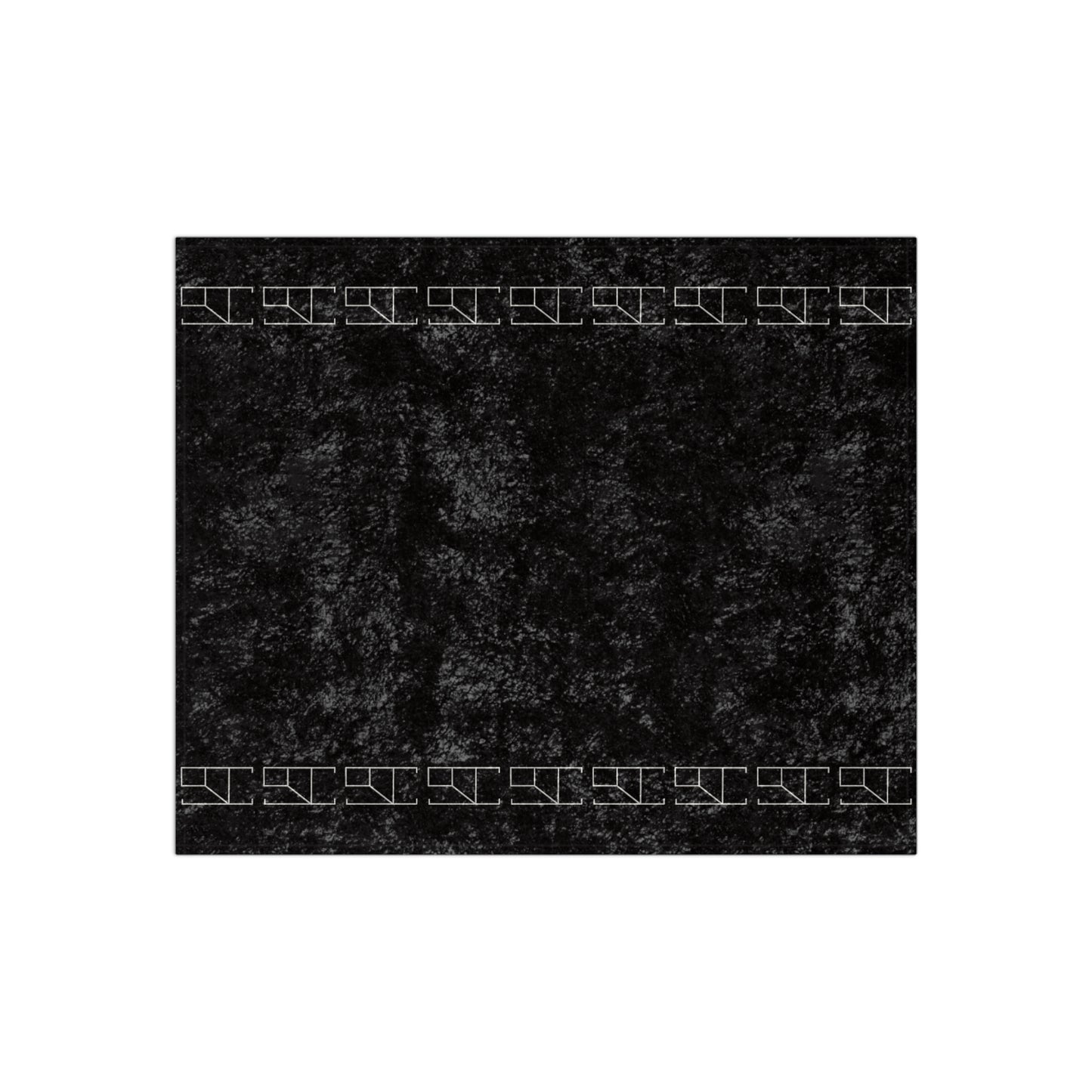 Velveteen Blanket - Obsidian Noir