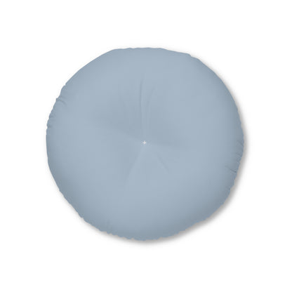 Round Tufted Floor Pillow - Pearl Mist