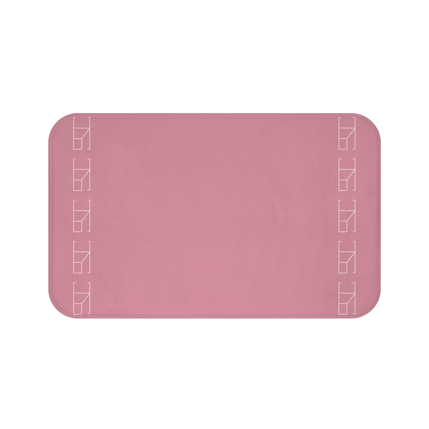 Memory Foam Bath Mat - Vintage Puce Pink