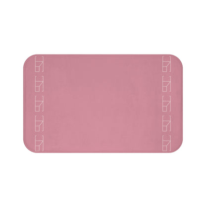 Memory Foam Bath Mat - Vintage Puce Pink