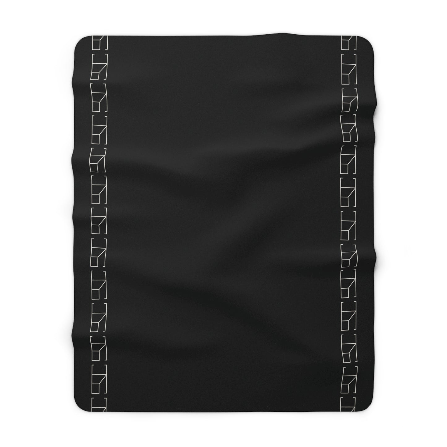 Sherpa Fleece Blanket - Velvet Noir