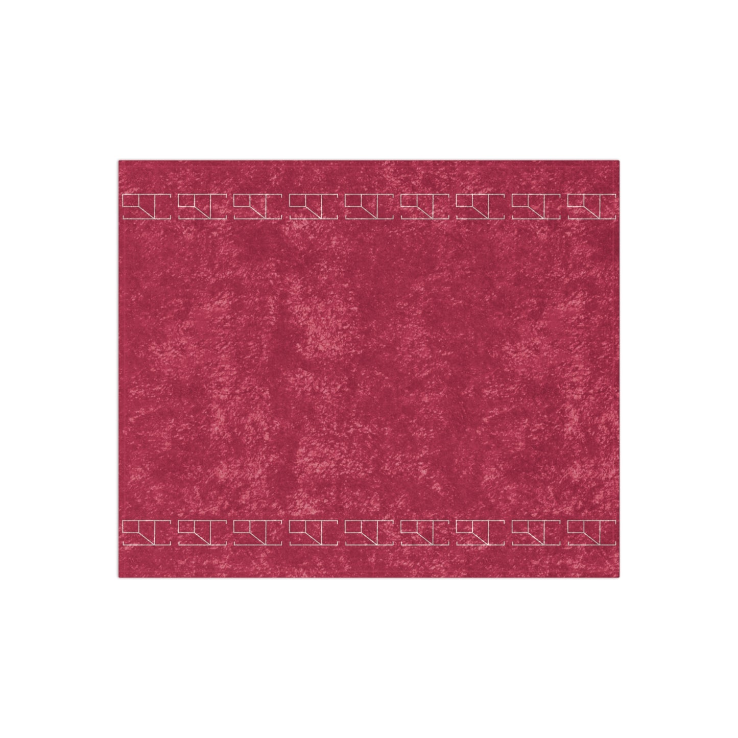 Velveteen Blanket - Cerise