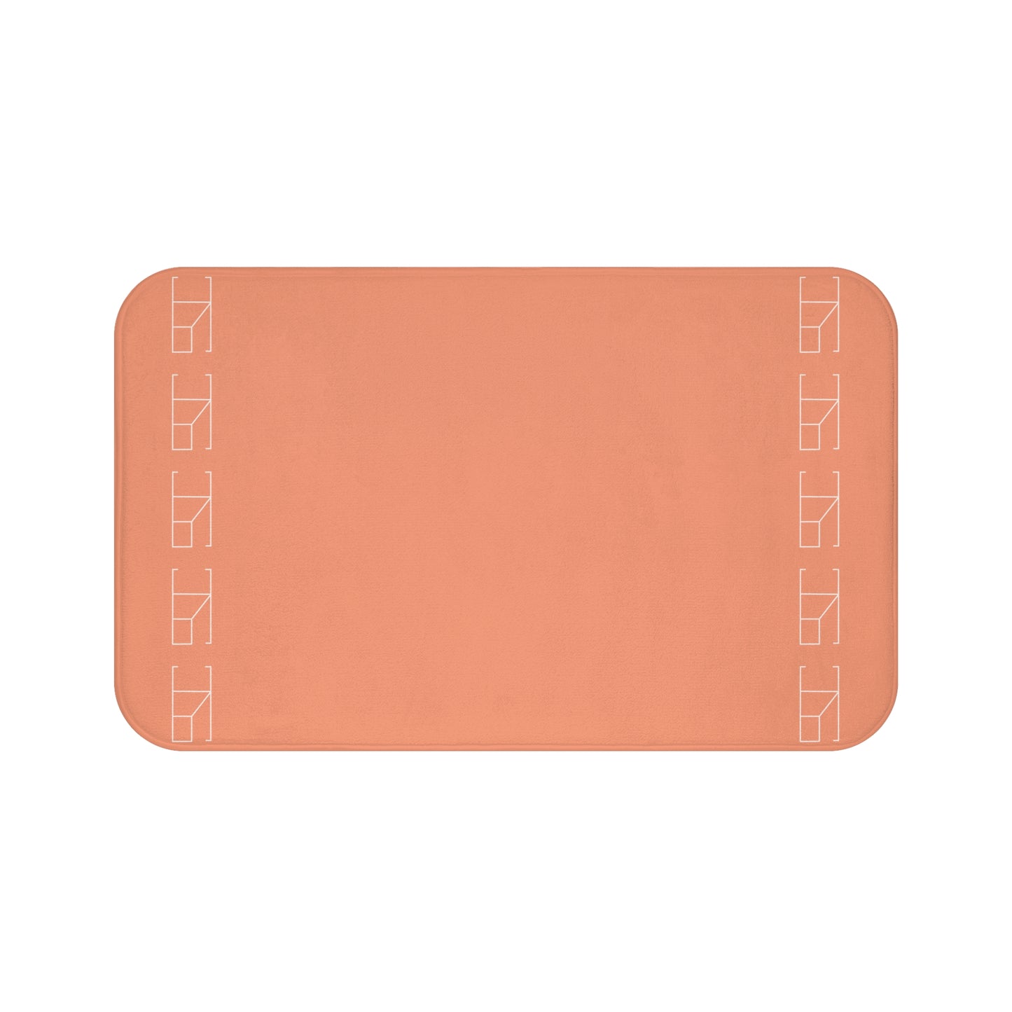 Memory Foam Bath Mat - Tangerine