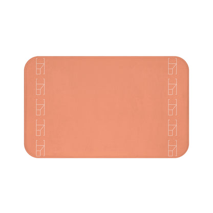 Memory Foam Bath Mat - Tangerine