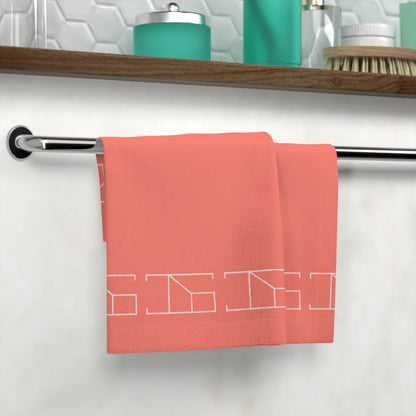 Face Towel - Salmon