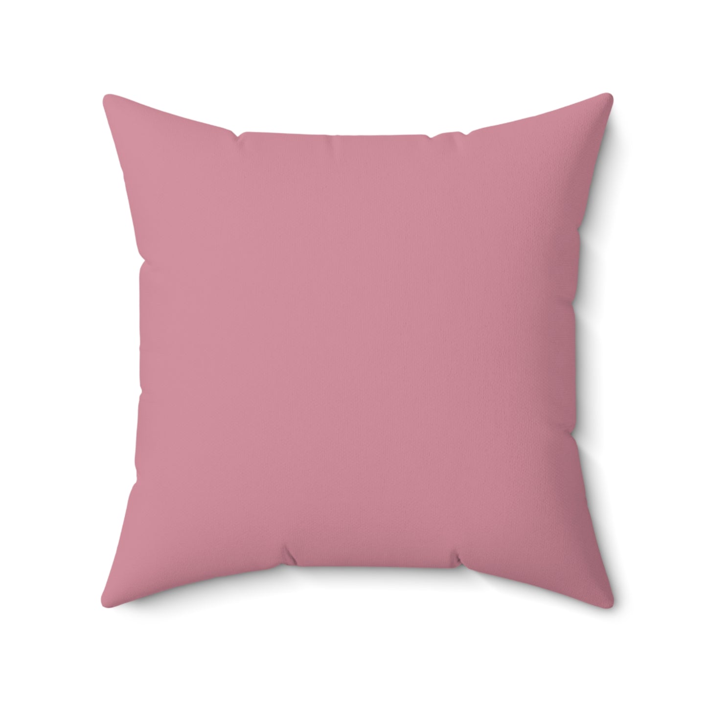 Faux Suede Throw Pillow - Vintage Puce Pink