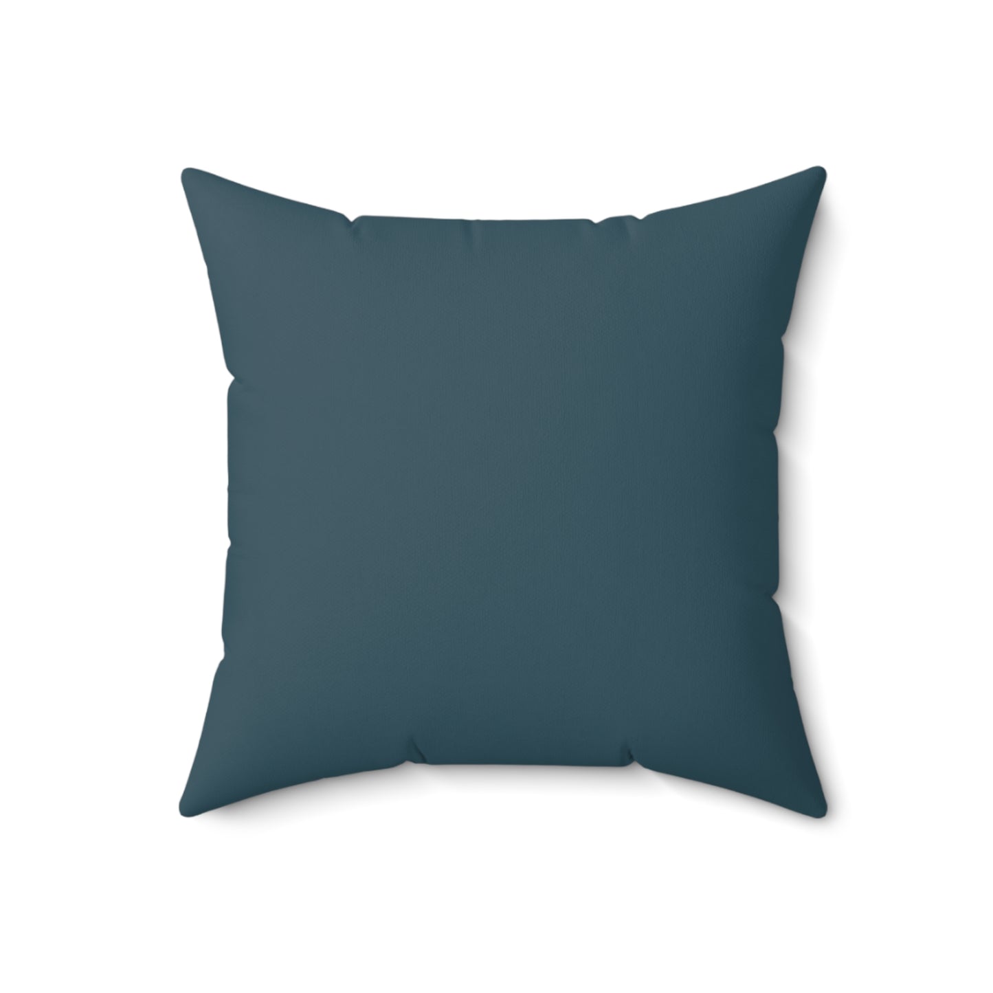 Faux Suede Throw Pillow - Steel Blue