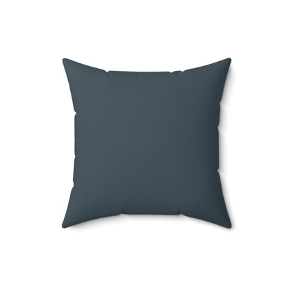 Faux Suede Throw Pillow - Charcoal