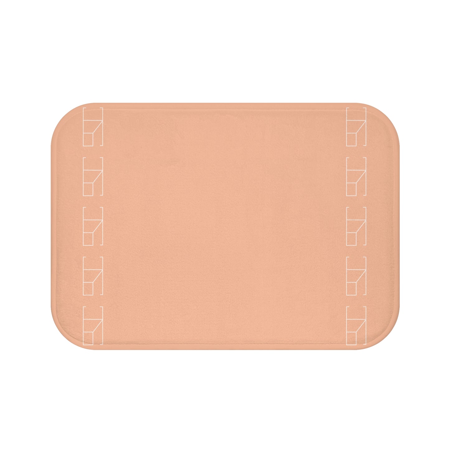 Memory Foam Bath Mat - Peach