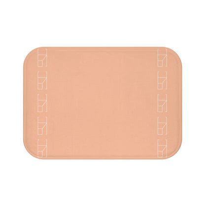 Memory Foam Bath Mat - Peach