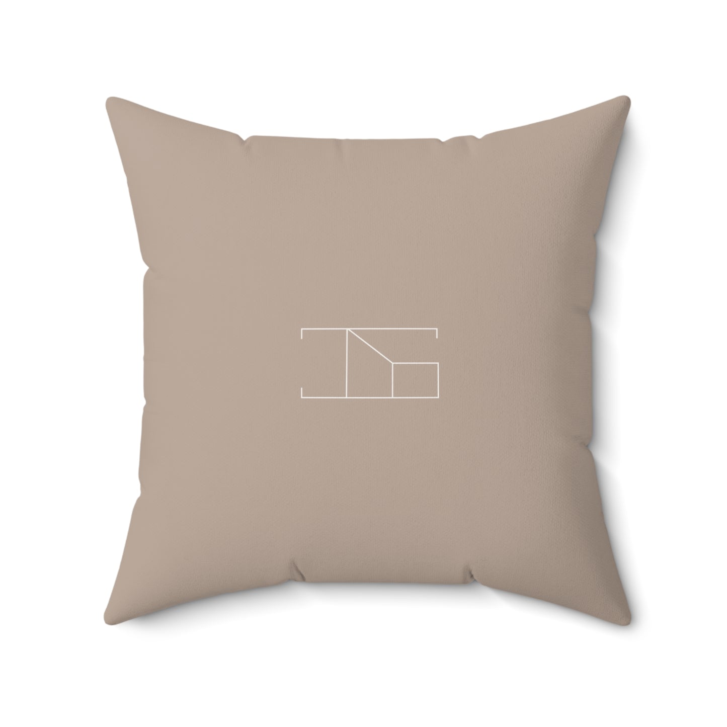 Faux Suede Throw Pillow - Desert Khaki