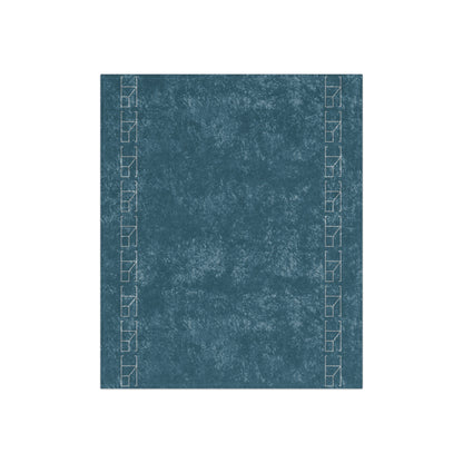 Velveteen Blanket - Light Steel Blue