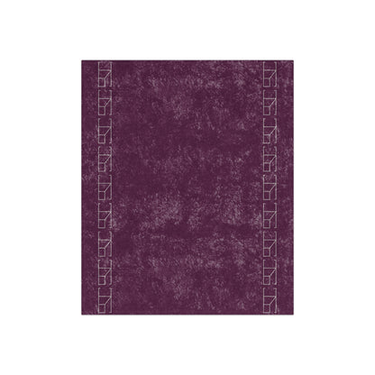 Velveteen Blanket - Plum Wine