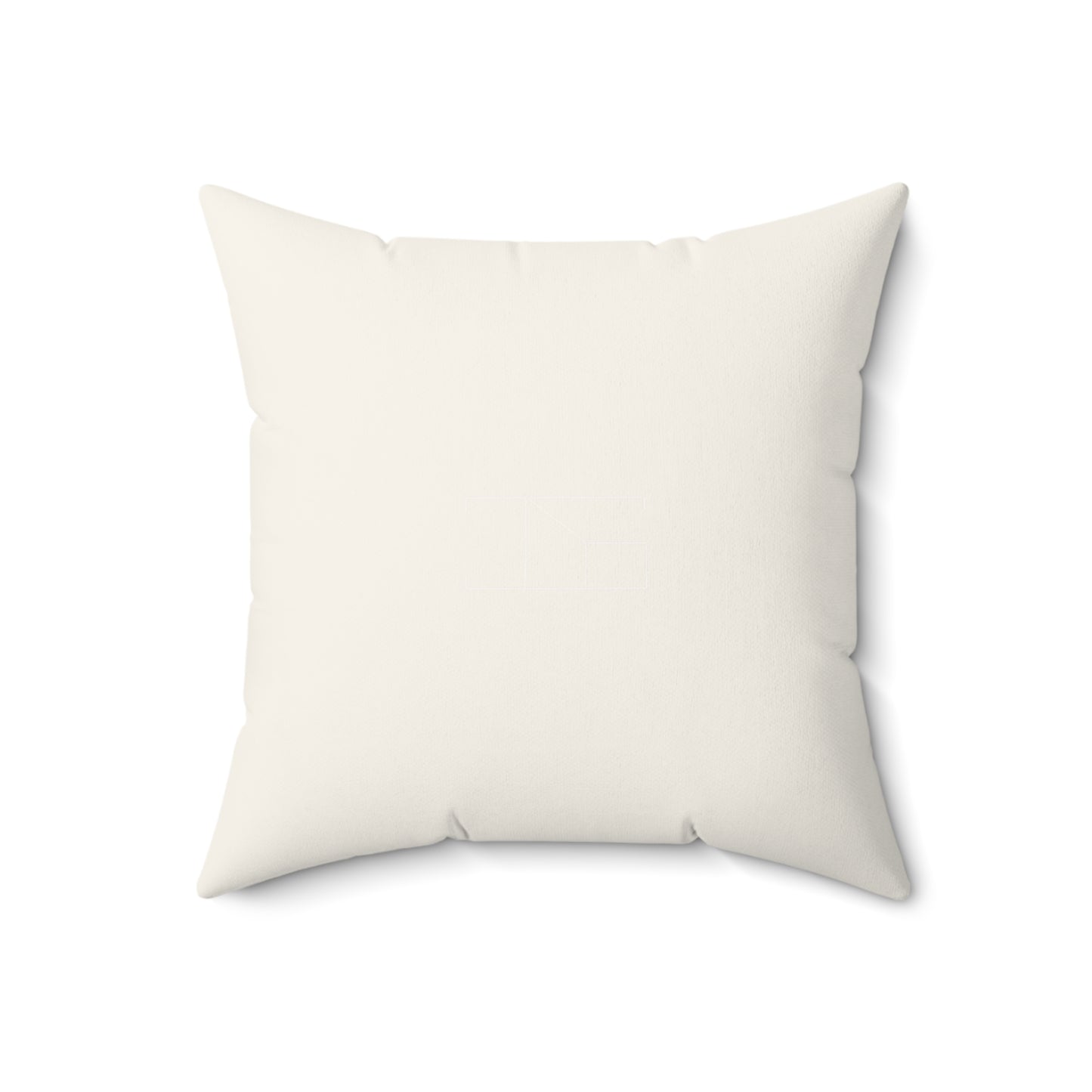 Faux Suede Throw Pillow - Bone White