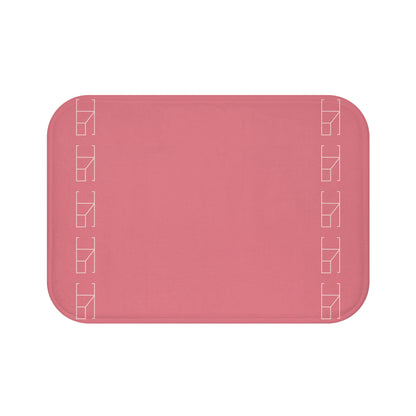 Memory Foam Bath Mat - Light Coral