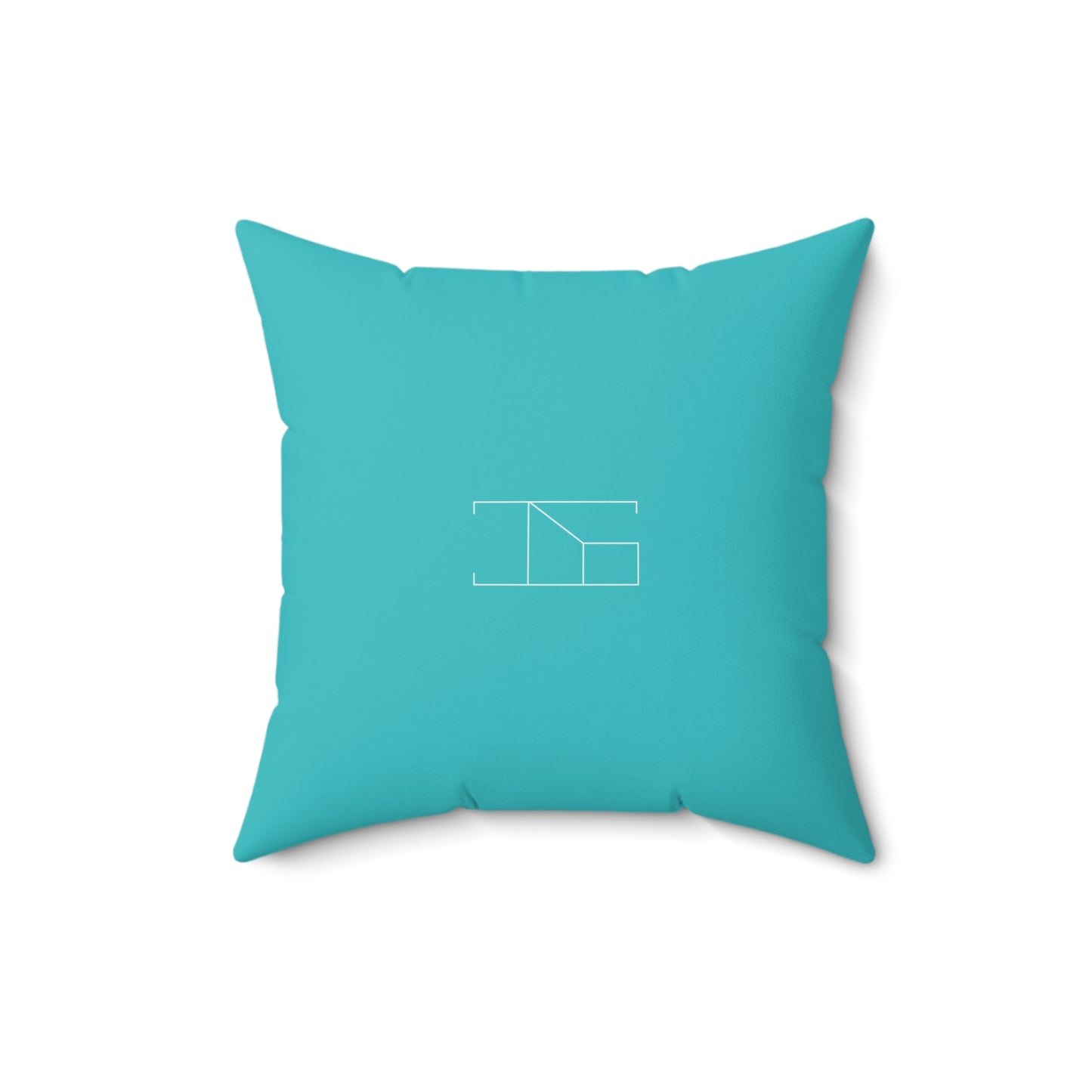 Faux Suede Throw Pillow - Robin Egg