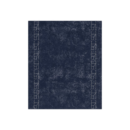 Velveteen Blanket - Night Cobalt