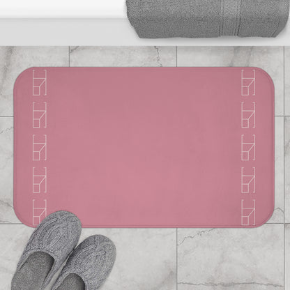 Memory Foam Bath Mat - Vintage Puce Pink