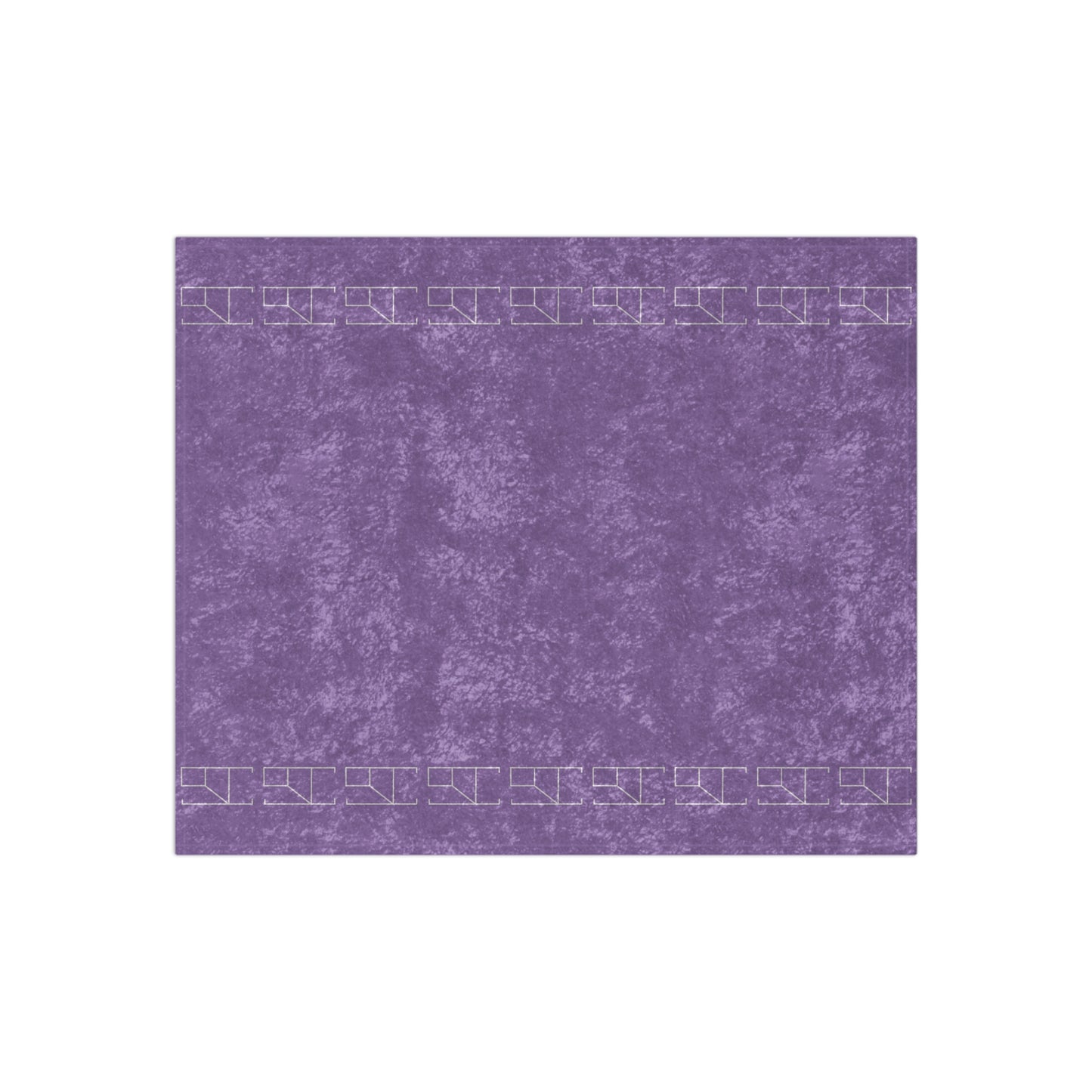 Velveteen Blanket - Mountain's Lavender