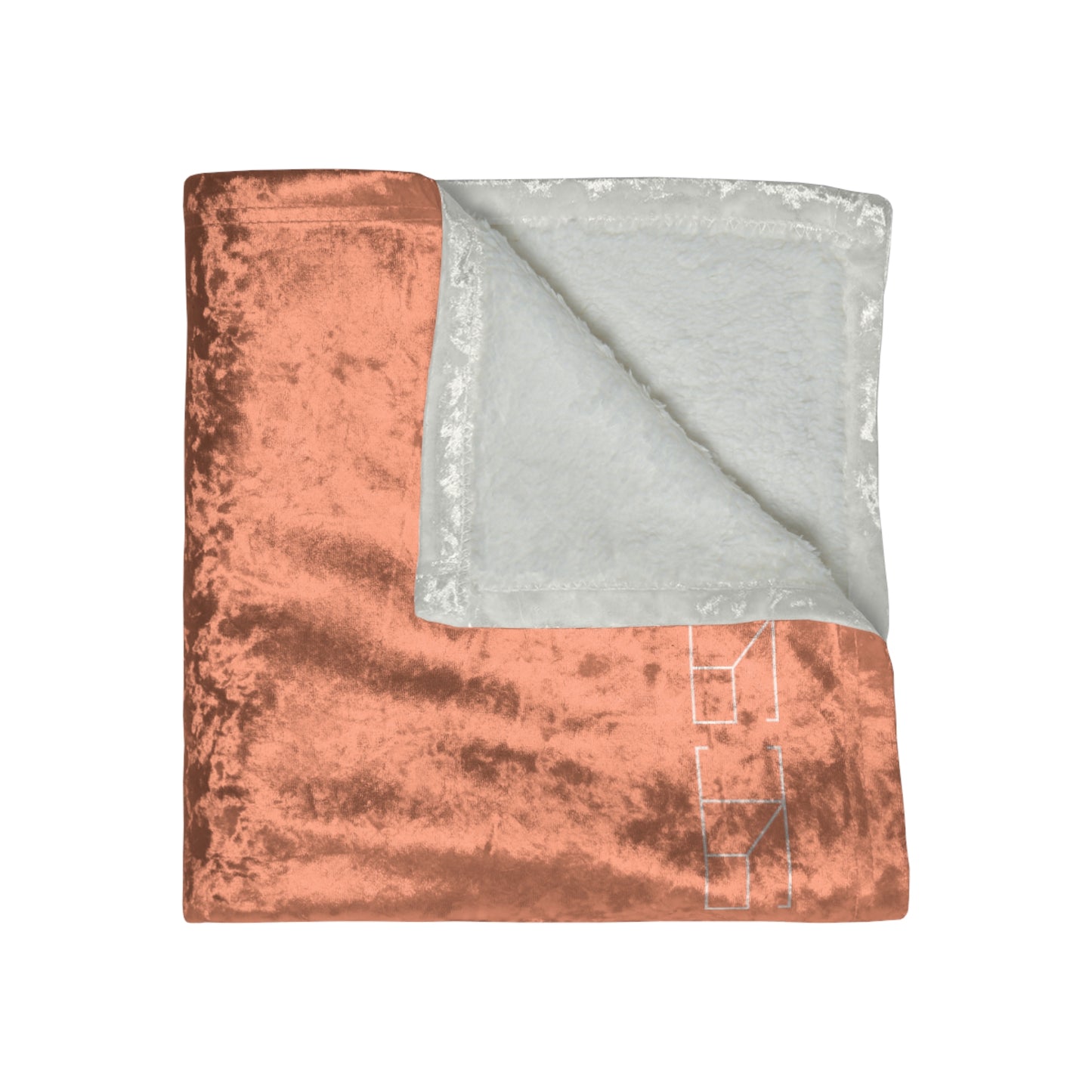 Velveteen Blanket - Tangerine