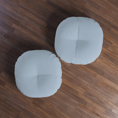 Round Tufted Floor Pillow - Pearl Mist